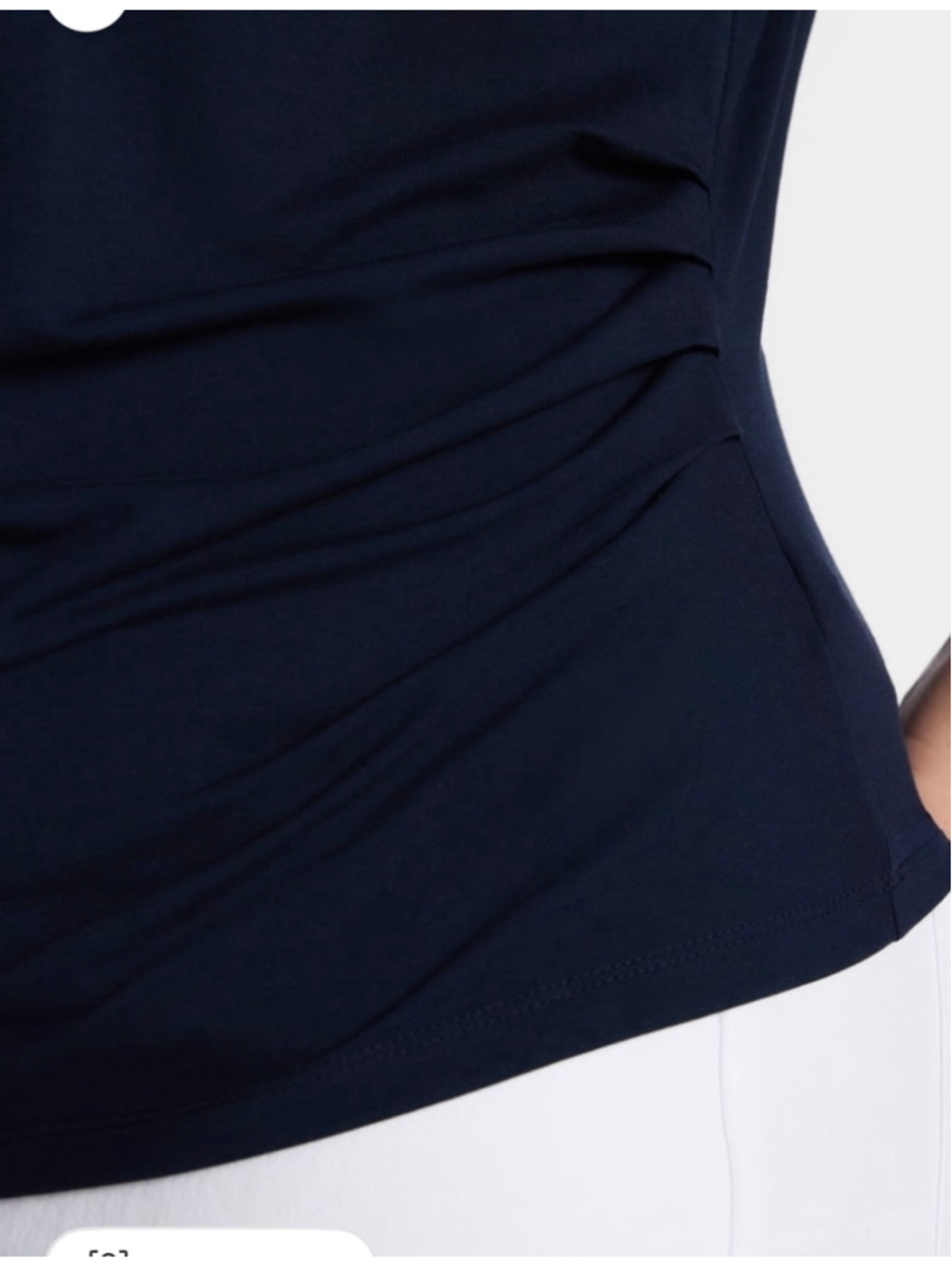 Women's Terra & Sky Navy Short Sleeve Tee, Size 4X - Picture 10 of 10